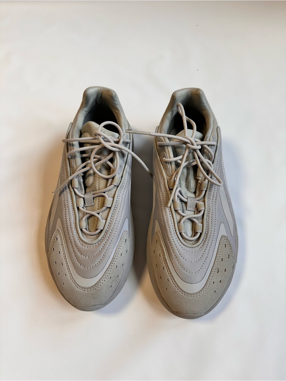 adidas Women's Taupe Gray Runner-Style Sneakers